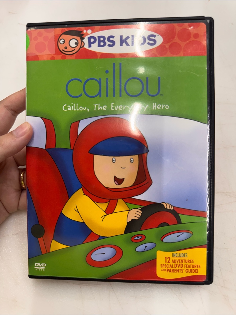 Caillou DVD 2003 Caillou The Everyday Hero PBS Kids 12 Adventures Tested
